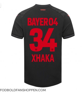 Bayer Leverkusen Granit Xhaka #34 Hjemmebanetrøje 2023-24 Kortærmet